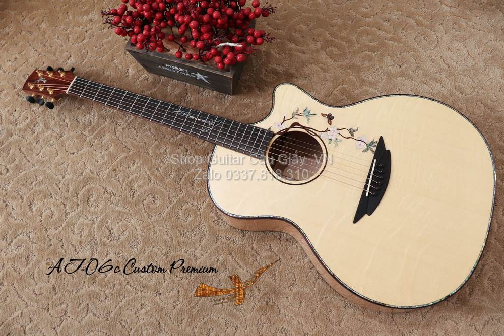 c 02 Thuan Guitar AT06c Custom Guumusic Dan Guitar Acoustic wm