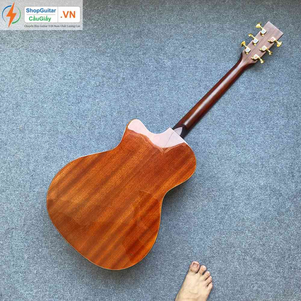 07 10 Dan Guitar Lakewood vn custom inlay taylor K24 rep1 1 Goku Guitar F4LK24