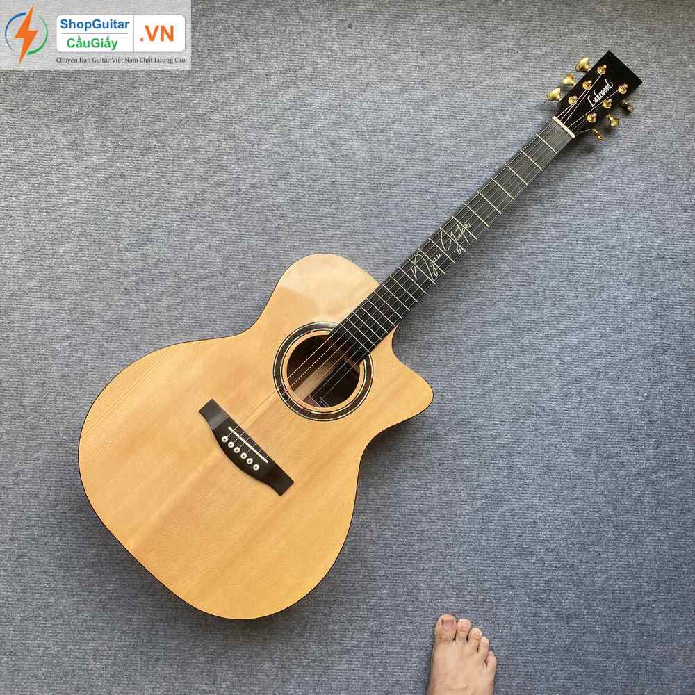 08 02 Dan Guitar Lakewood vn custom chu ki Ngau Guitar rep1 1 Goku Guitar F4Lx limited