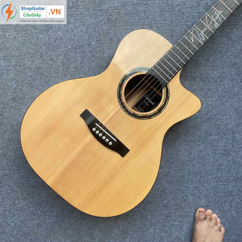 08 03 Dan Guitar Lakewood vn custom chu ki Ngau Guitar rep1 1 Goku Guitar F4Lx limited